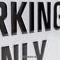 Preview: Tin - BMW - Parking Only White